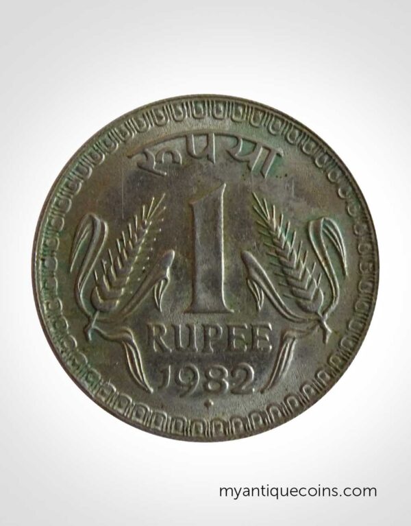 One Rupee Big Indian Coin