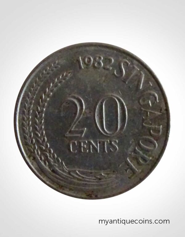 Singapore 20 Cent Coin 1982