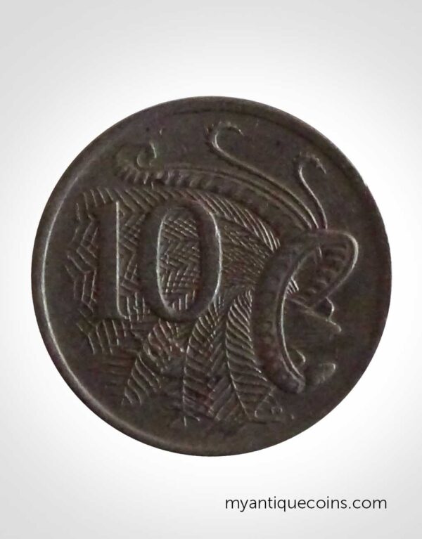 Australian Ten Cent 1974