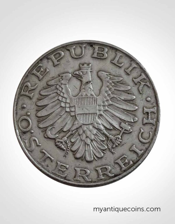 Austria Ten Schilling coin - 1976