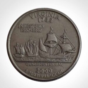 Quarter Dollar U.S.A. Virginia 2000