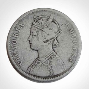 Rare And Old Victoria One Rupee Silver Coin 1882