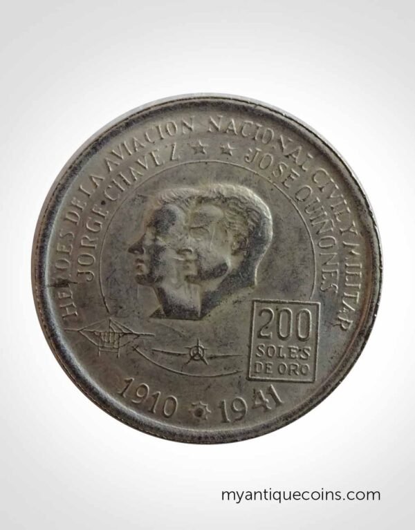 Silver Coin of Peru 1975