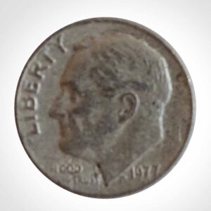 One dime coin of America