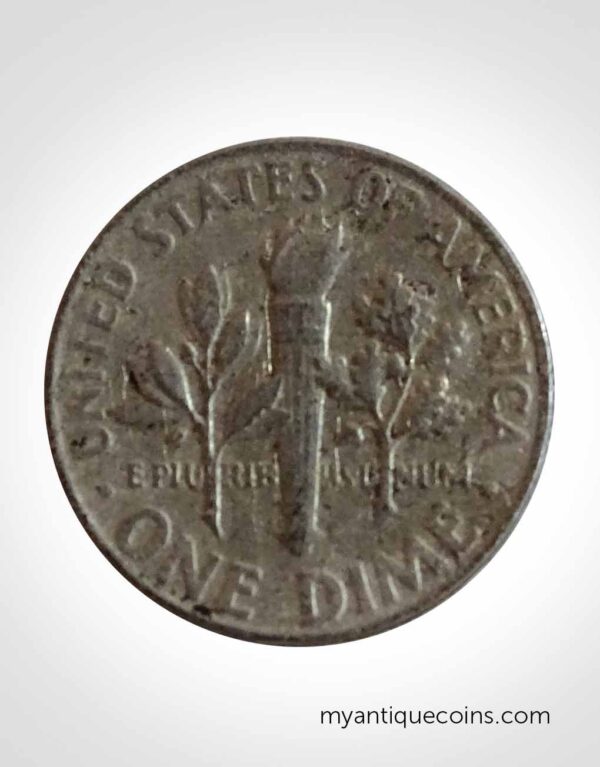 One dime coin of America