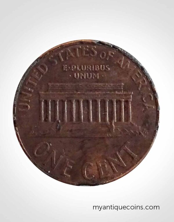 one cent copper coin of America