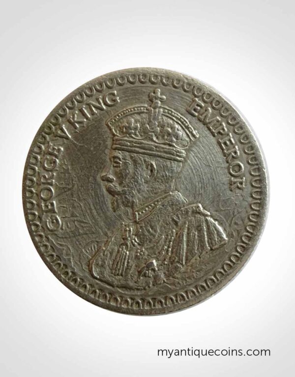 One Rupese Silver Coin of George King Emperor