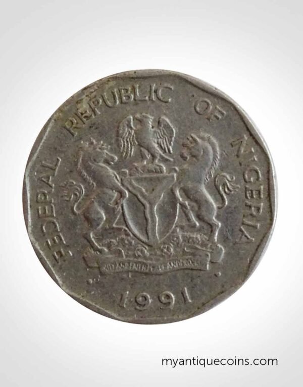 Nigeria 50 Kobo 1991