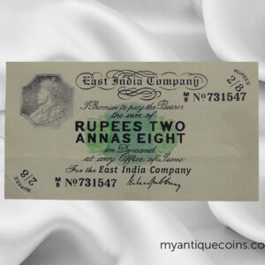 East India Company Rupees Two Annas Eight
