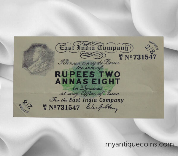 East India Company Rupees Two Annas Eight